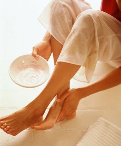 Rubbing for varicose veins